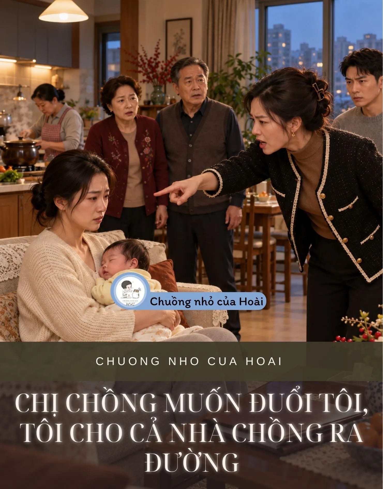 Ảnh bìa CHỊ CHỒNG MUỐN ĐUỔI TÔI, TÔI CHO CẢ NHÀ CHỒNG RA ĐƯỜNG