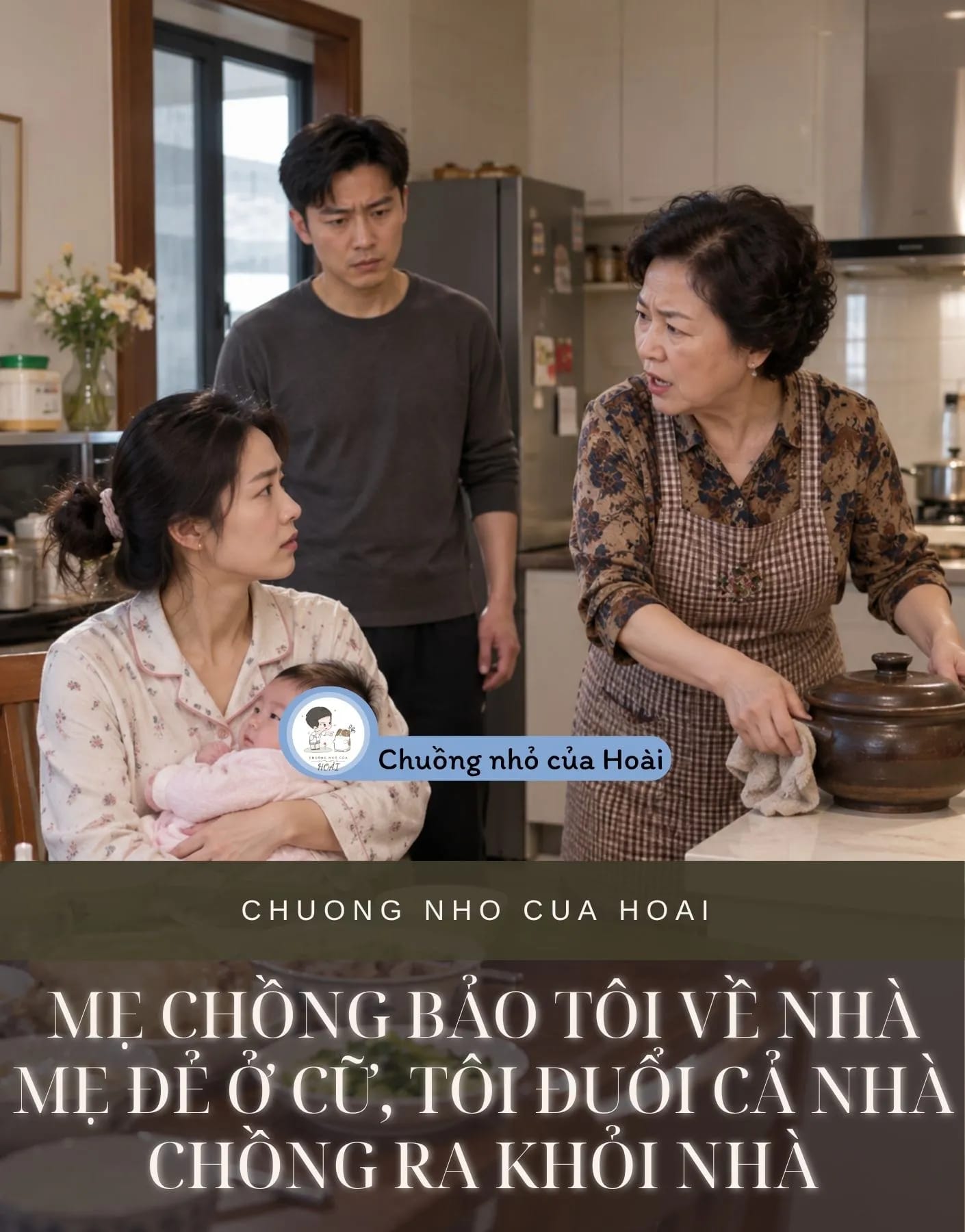 Ảnh bìa MẸ CHỒNG BẢO TÔI VỀ NHÀ MẸ ĐẺ Ở CỮ, TÔI ĐUỔI CẢ NHÀ CHỒNG RA KHỎI NHÀ