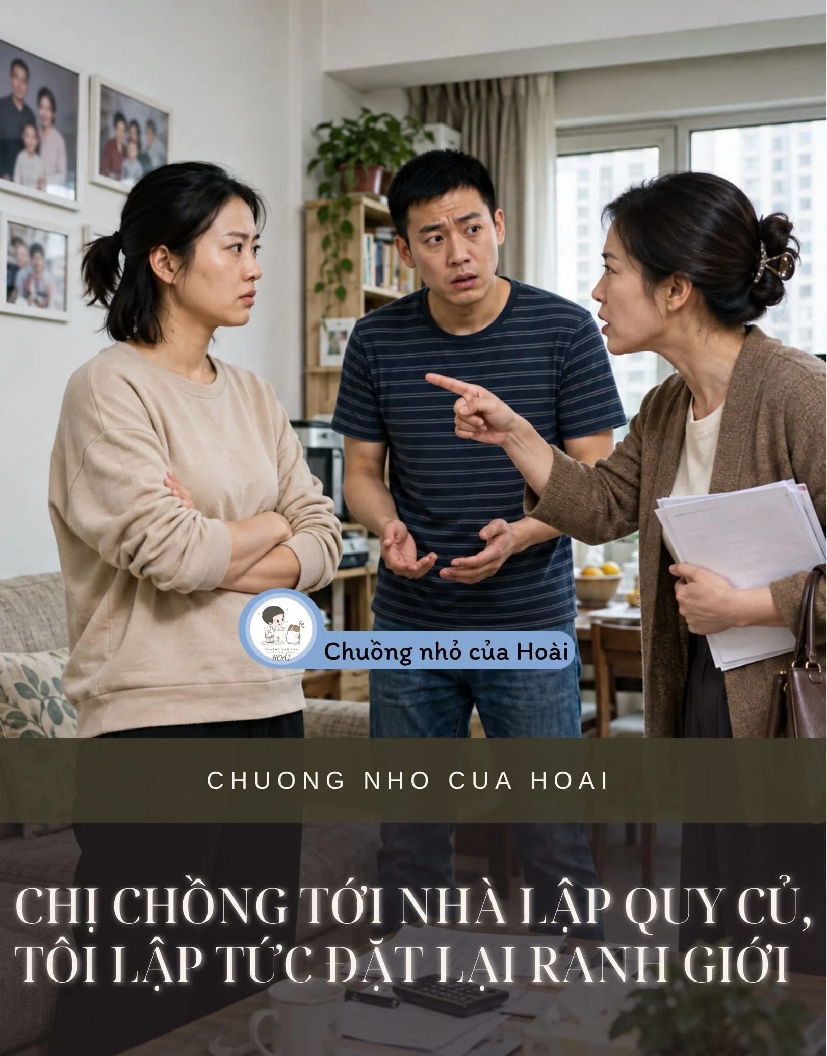 Ảnh bìa CHỊ CHỒNG TỚI NHÀ LẬP QUY CỦ, TÔI LẬP TỨC ĐẶT LẠI RANH GIỚI