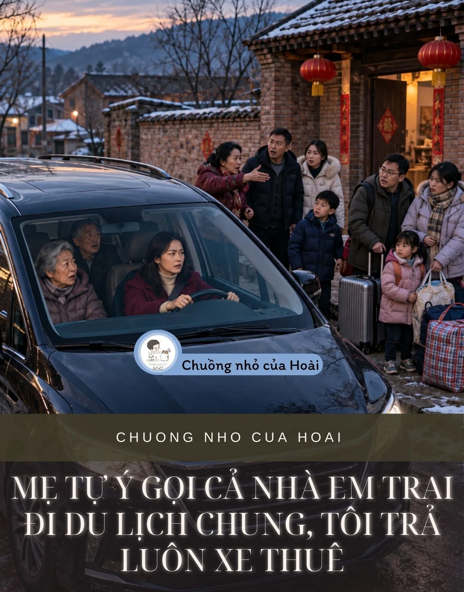Ảnh bìa MẸ TỰ Ý GỌI CẢ NHÀ EM TRAI ĐI DU LỊCH CHUNG, TÔI TRẢ LUÔN XE THUÊ