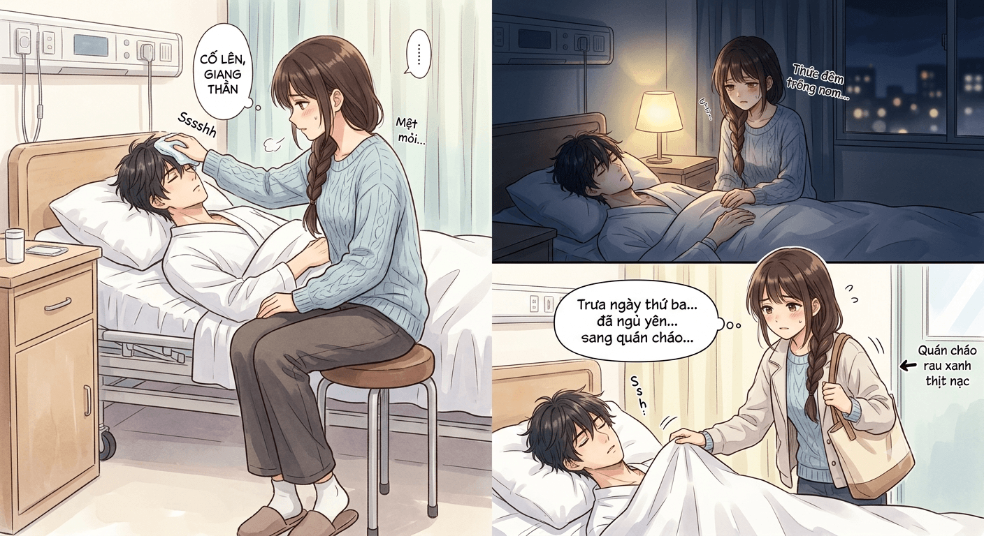 Ảnh bìa Ngày Chồng Tôi Nằm Viện Vì Đột Nhiên Đổ Bệnh