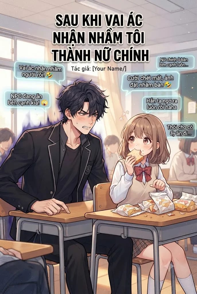 Ảnh bìa Sau Khi Vai Ác Nhận Nhầm Tôi Thành Nữ Chính
