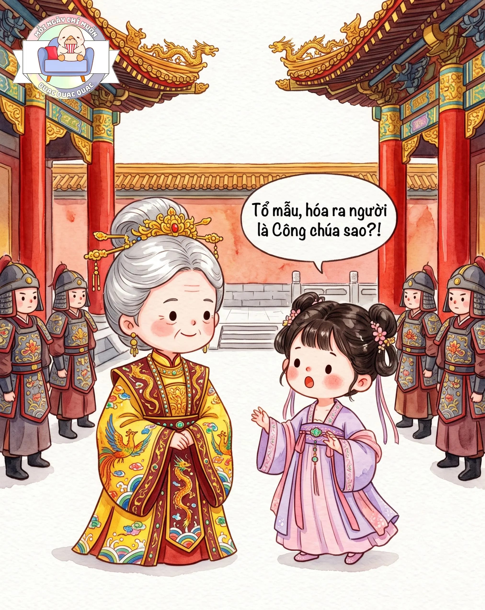 Ảnh bìa Tổ Mẫu Là Thiên Kim Giả, Nhưng Lại Là Công Chúa Thật