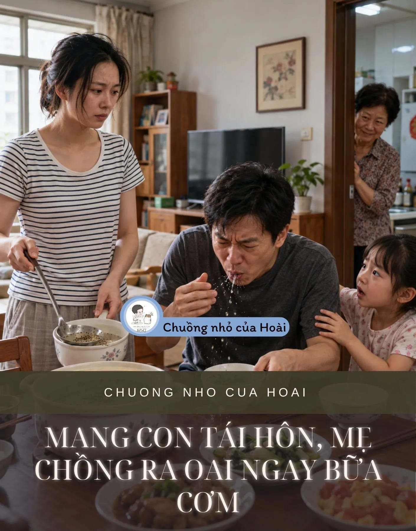 Ảnh bìa MANG CON TÁI HÔN, MẸ CHỒNG RA OAI NGAY BỮA CƠM