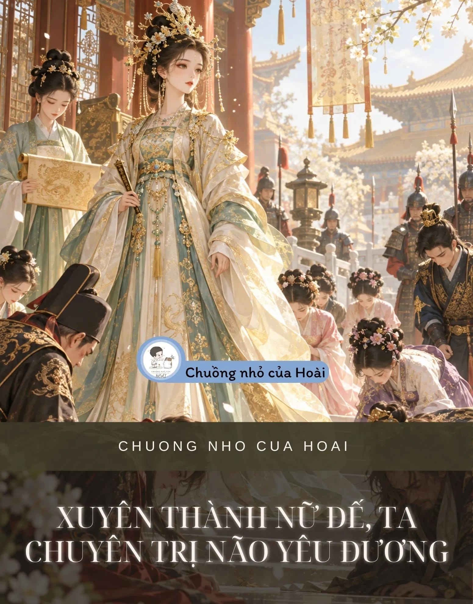 Ảnh bìa XUYÊN THÀNH NỮ ĐẾ, TA CHUYÊN TRỊ NÃO YÊU ĐƯƠNG
