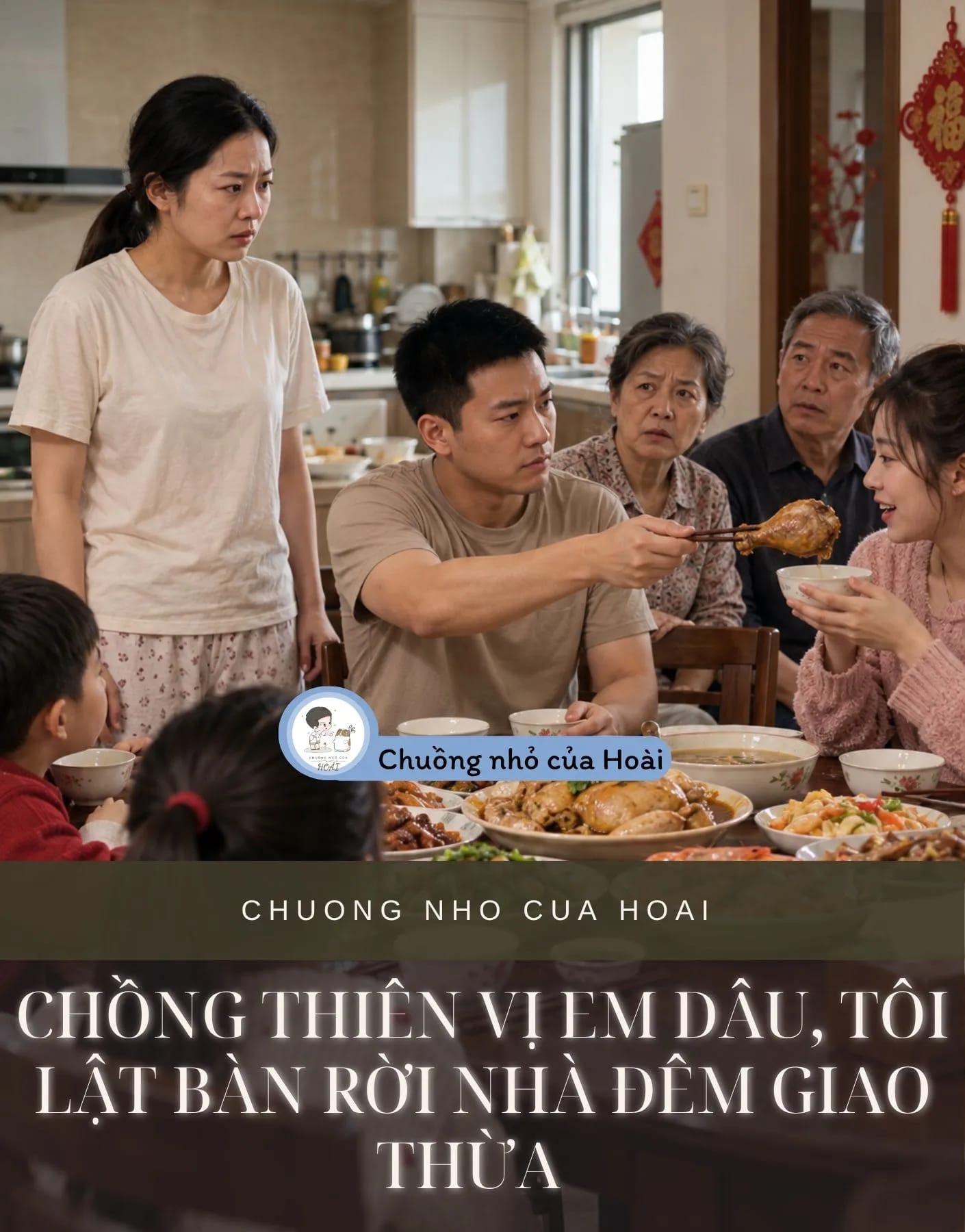 Ảnh bìa CHỒNG THIÊN VỊ EM DÂU, TÔI LẬT BÀN RỜI NHÀ ĐÊM GIAO THỪA