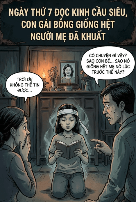 Ảnh bìa Ngày Thứ 7 Đọc Kinh Cầu Siêu, Con Gái Bỗng Giống Hệt Người Mẹ Đã Khuất
