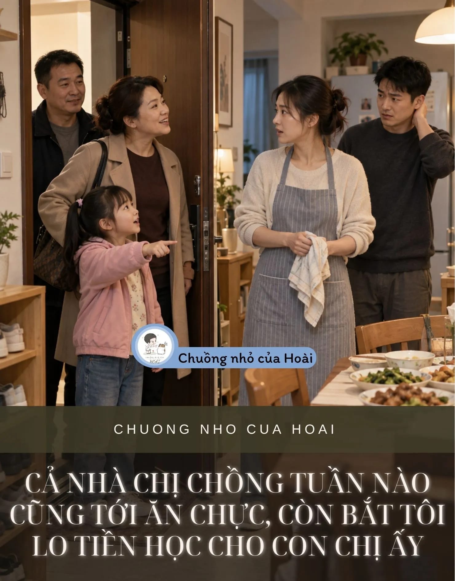 Ảnh bìa CẢ NHÀ CHỊ CHỒNG TUẦN NÀO CŨNG TỚI ĂN CHỰC, CÒN BẮT TÔI LO TIỀN HỌC CHO CON CHỊ ẤY