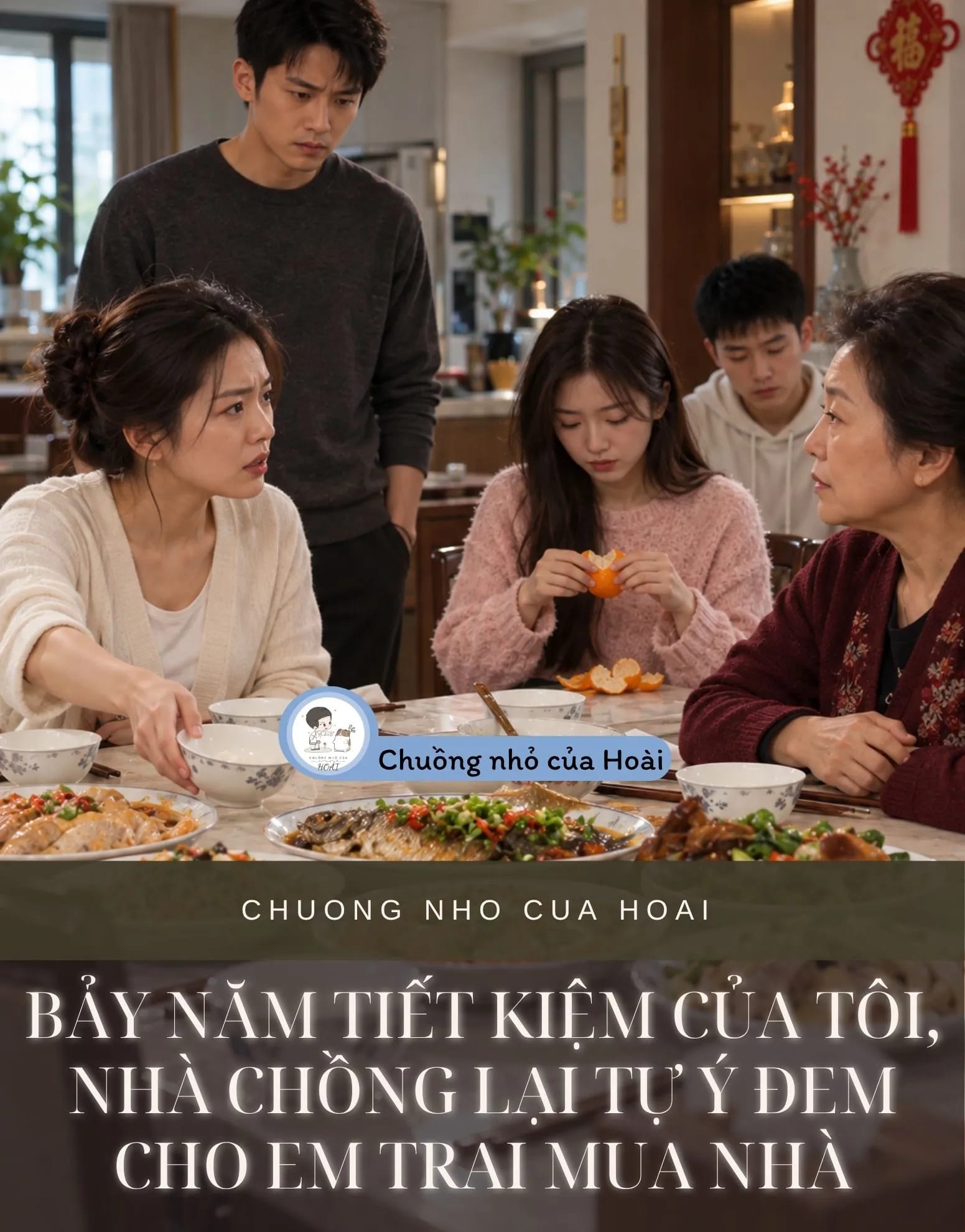 Ảnh bìa BẢY NĂM TIẾT KIỆM CỦA TÔI, NHÀ CHỒNG LẠI TỰ Ý ĐEM CHO EM TRAI MUA NHÀ