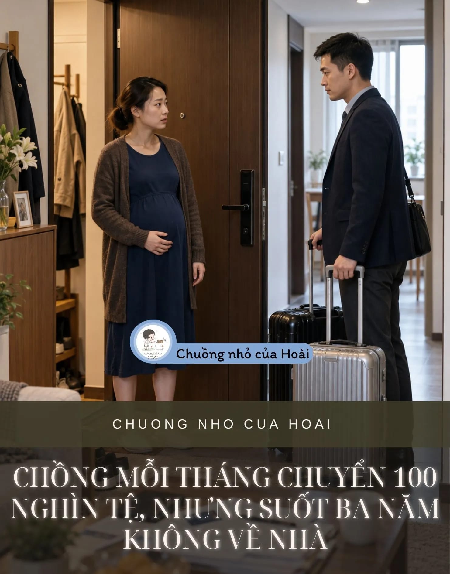Ảnh bìa CHỒNG MỖI THÁNG CHUYỂN 100 NGHÌN TỆ, NHƯNG SUỐT BA NĂM KHÔNG VỀ NHÀ