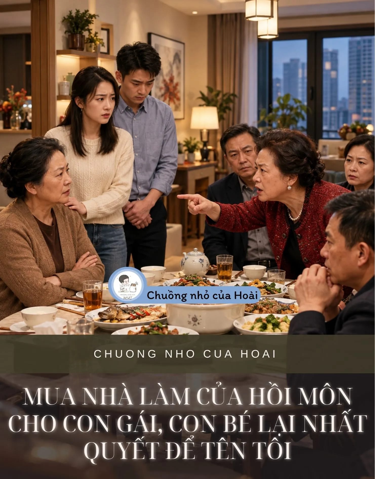 Ảnh bìa MUA NHÀ LÀM CỦA HỒI MÔN CHO CON GÁI, CON BÉ LẠI NHẤT QUYẾT ĐỂ TÊN TÔI