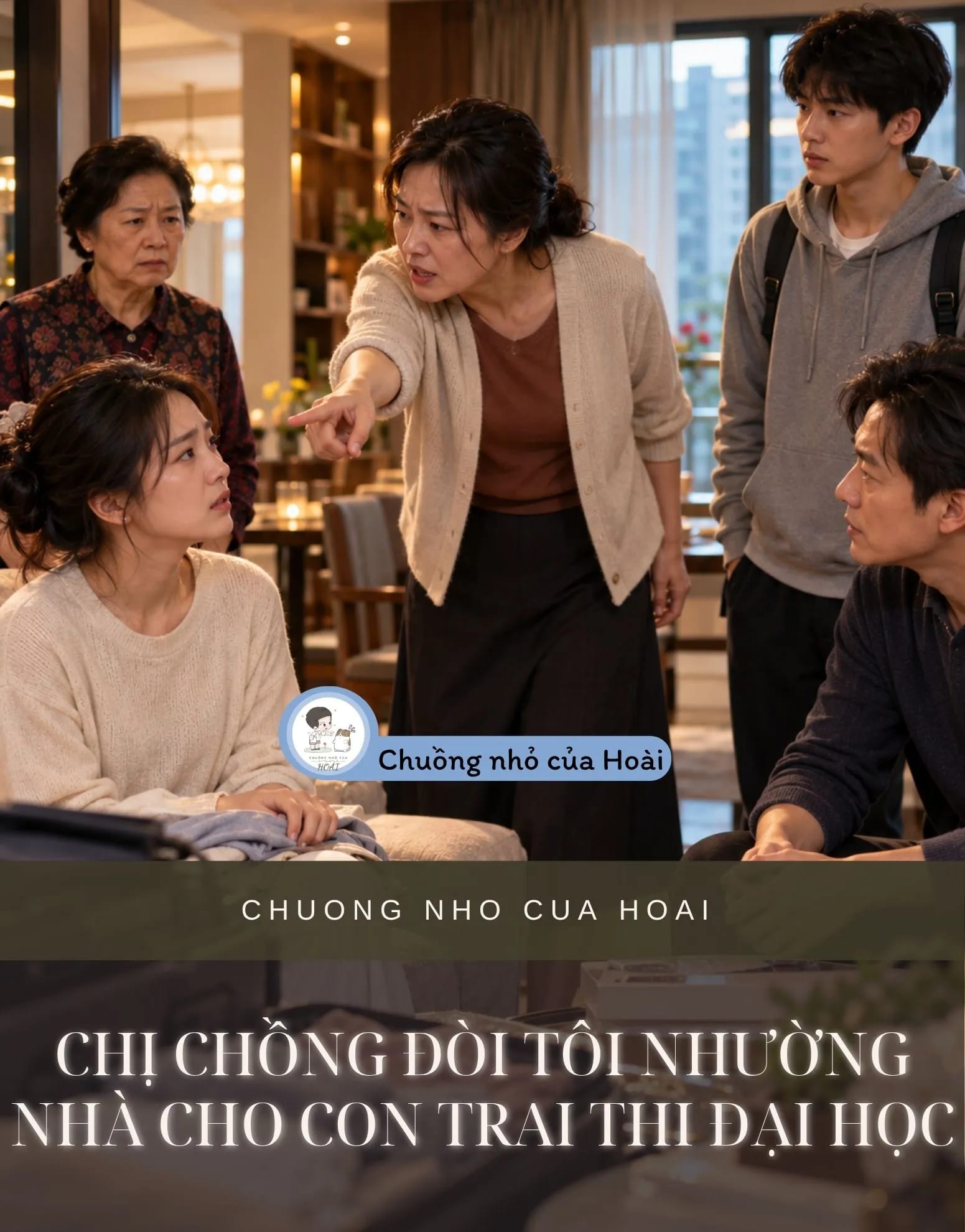 Ảnh bìa CHỊ CHỒNG ĐÒI TÔI NHƯỜNG NHÀ CHO CON TRAI THI ĐẠI HỌC